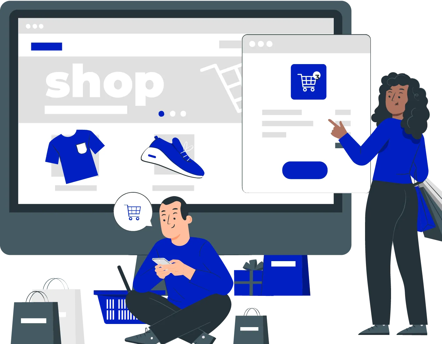 Ecommerce website development and online store solutions