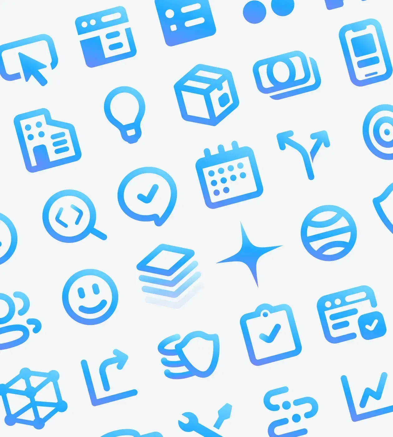 Custom icon design for mobile apps and websites