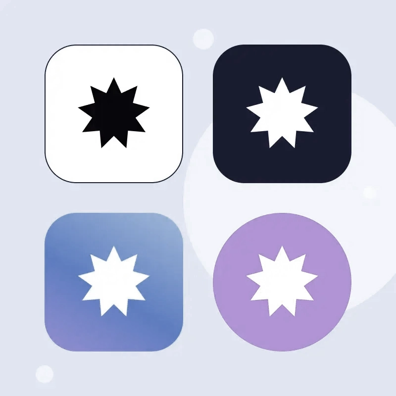 Logo background adaptability preview for different brand applications