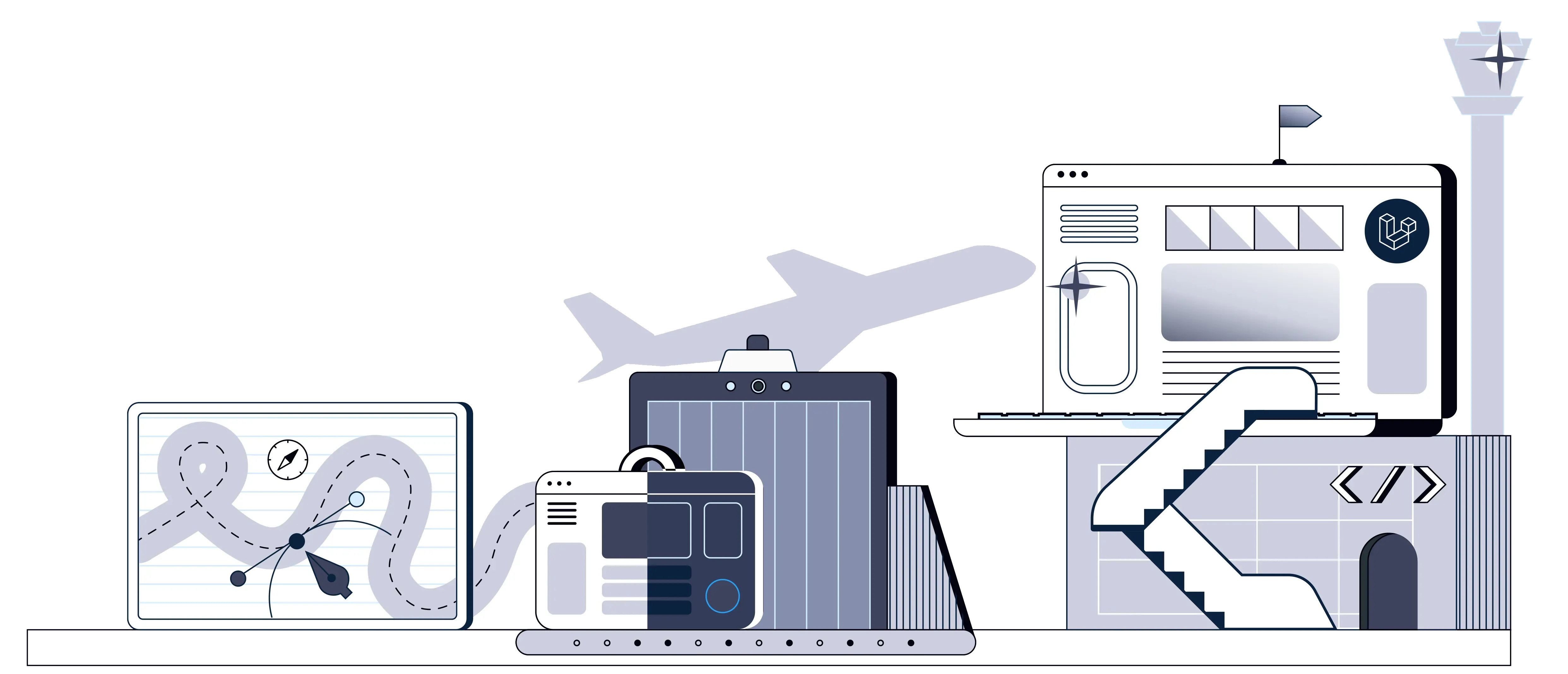 Custom web application development services by ColourCode Innovations in trivandrum using React and Laravel